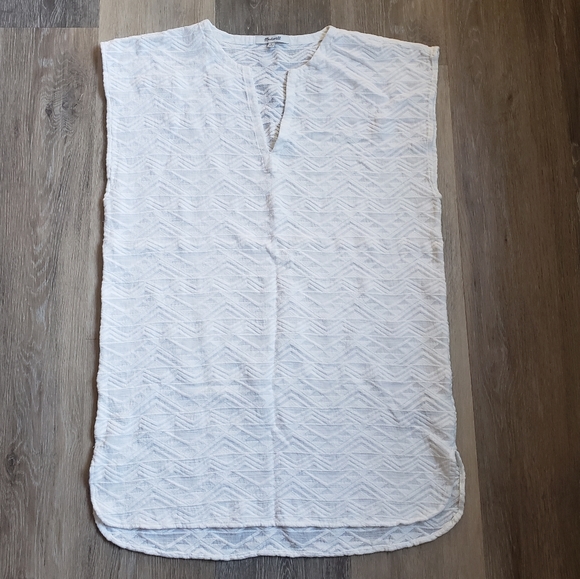 Madewell Tops - MADEWELL TUNIC WHITE TOP